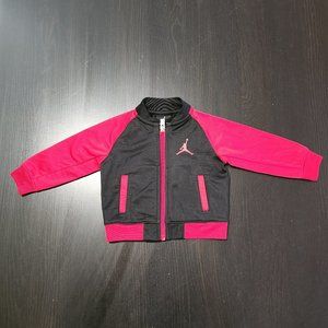 pink Jordan Track Jacket 3 - 6 Months